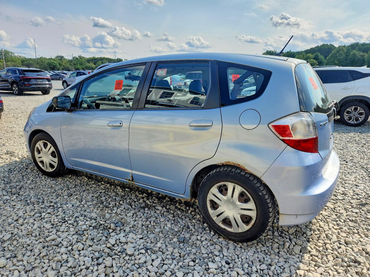 2009 Honda Fit Blue vin: JHMGE88279S013431