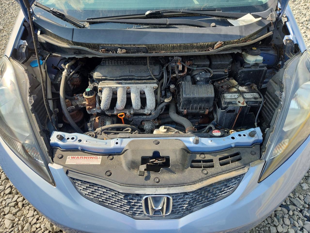 2009 Honda Fit Blue vin: JHMGE88279S013431