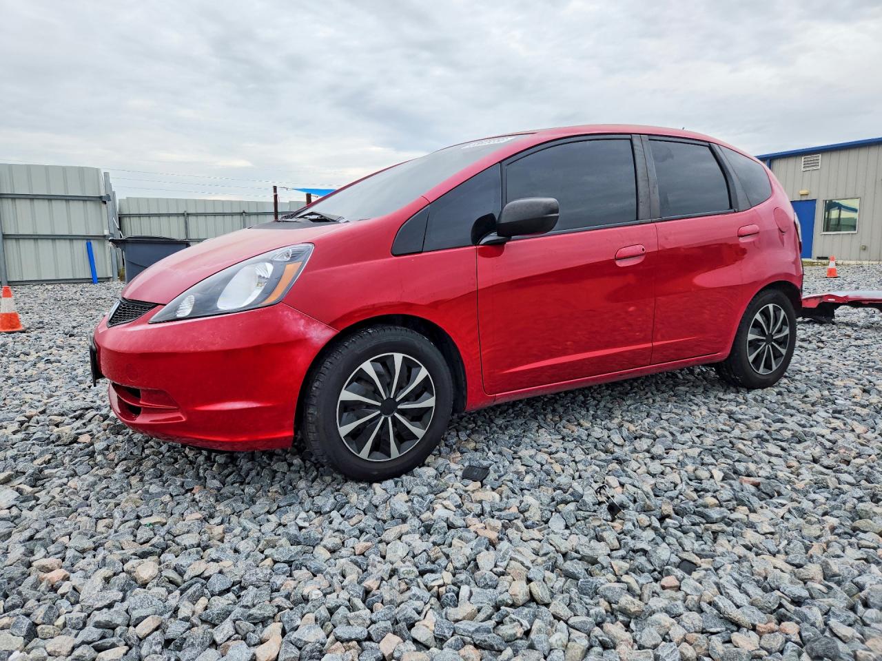 2009 Honda Fit Red vin: JHMGE88299S044390