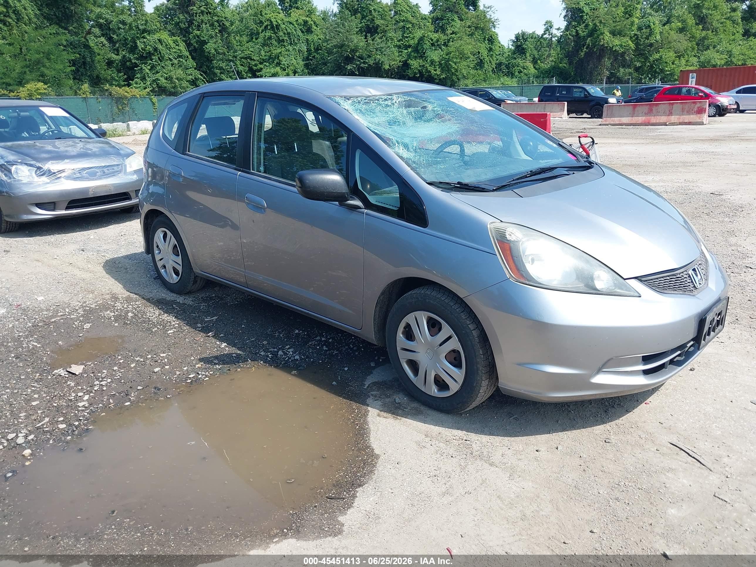 2009 Honda Fit   Silver vin: JHMGE88299S055051