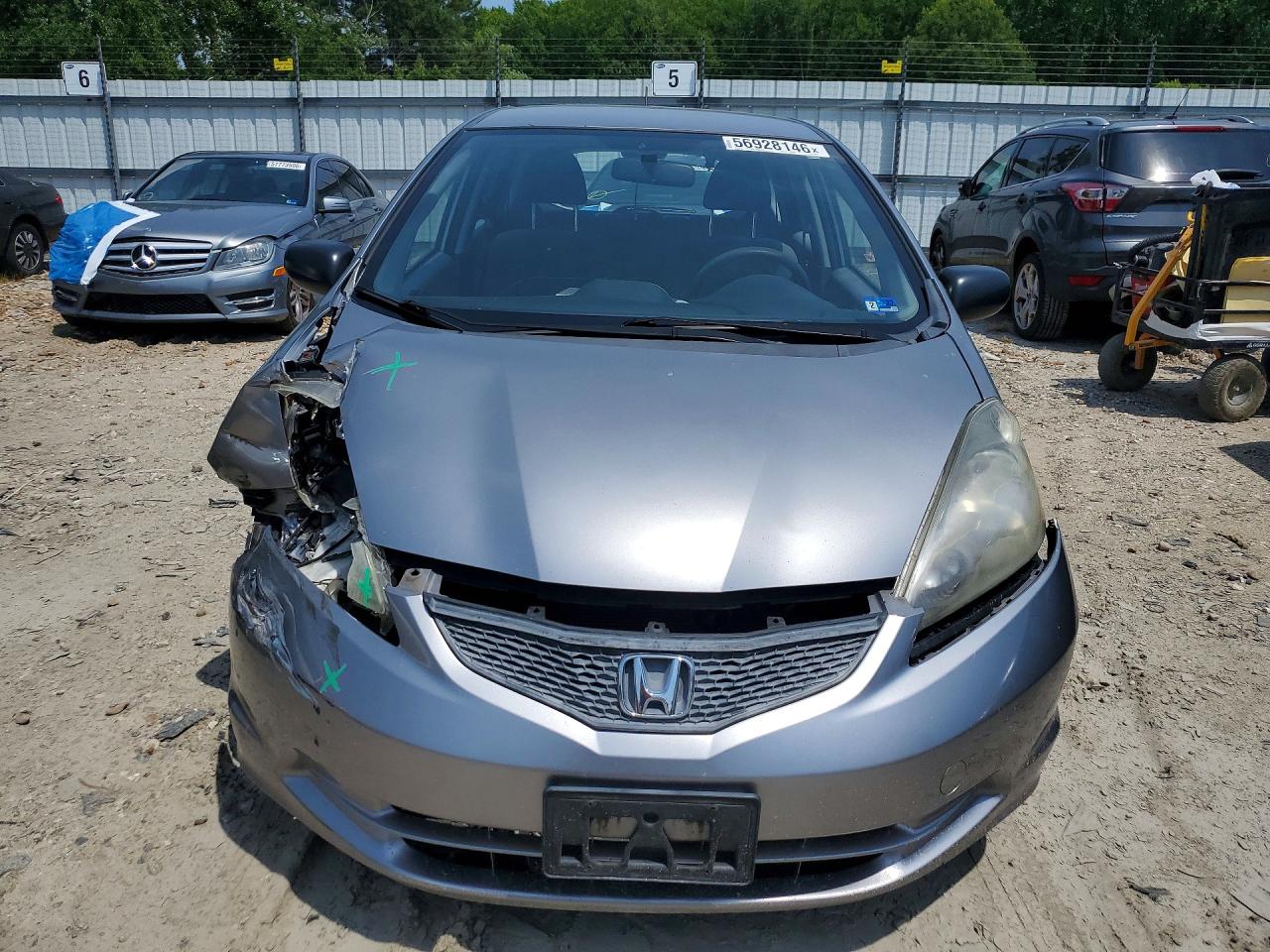 2009 Honda Fit Charcoal vin: JHMGE882X9S006568