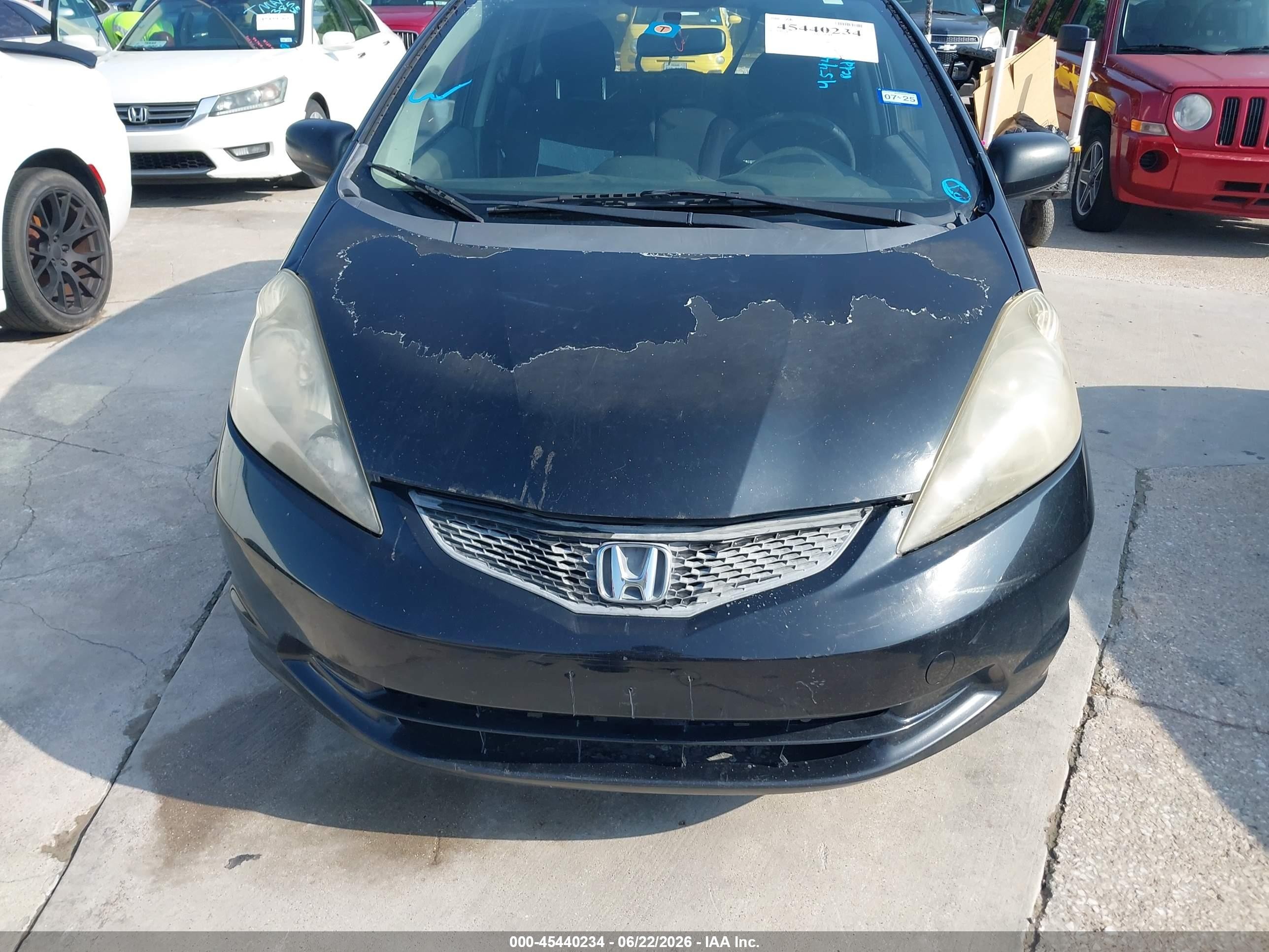2009 Honda Fit   Черный vin: JHMGE882X9S063613
