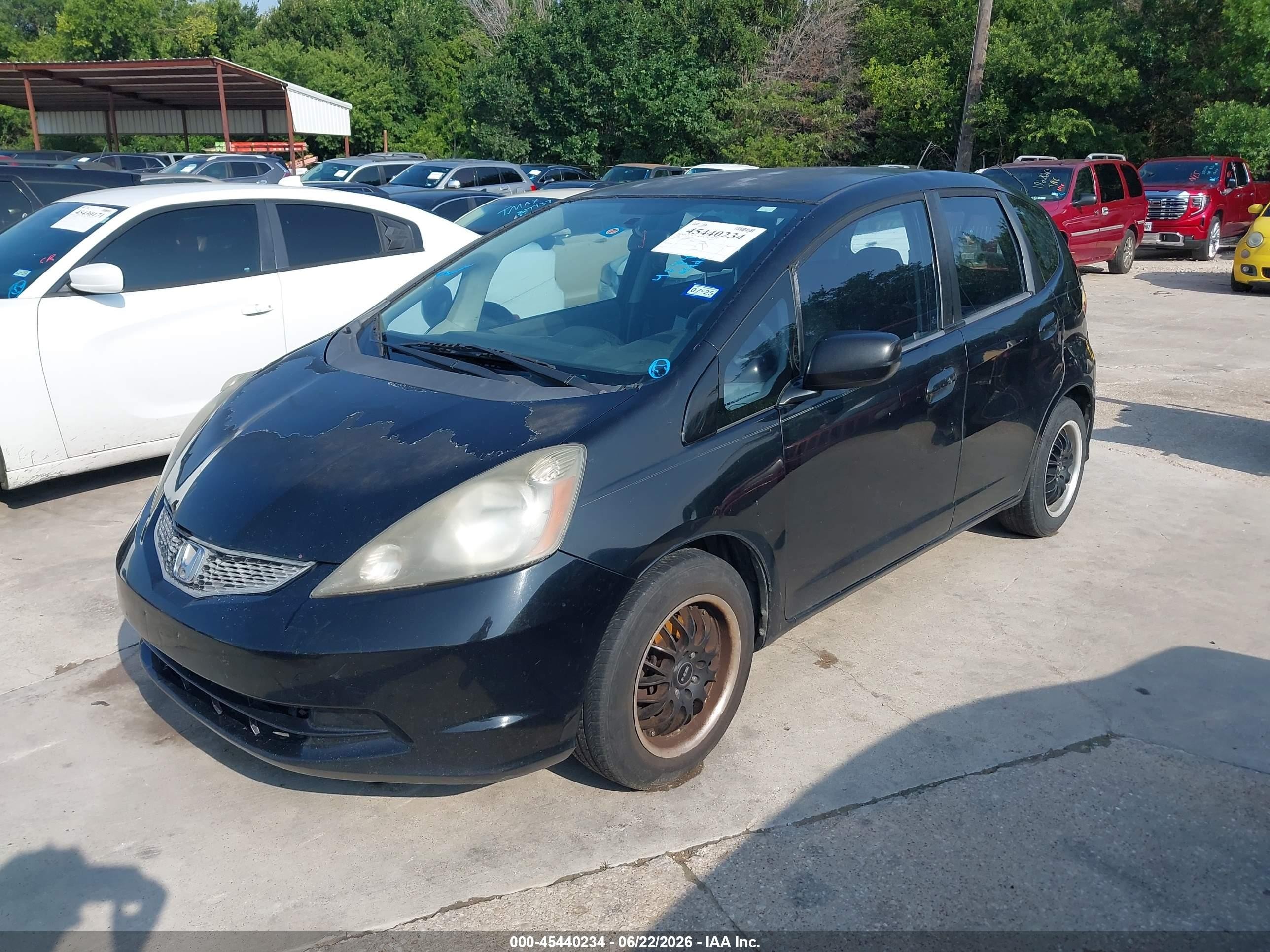 2009 Honda Fit   Черный vin: JHMGE882X9S063613