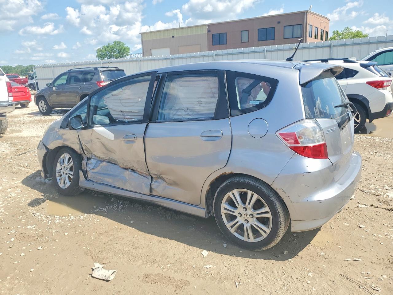 2009 Honda Fit Sport Silver vin: JHMGE88409S010520