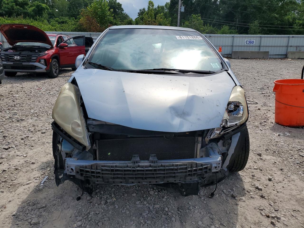 2009 Honda Fit Sport Синий vin: JHMGE88409S017175
