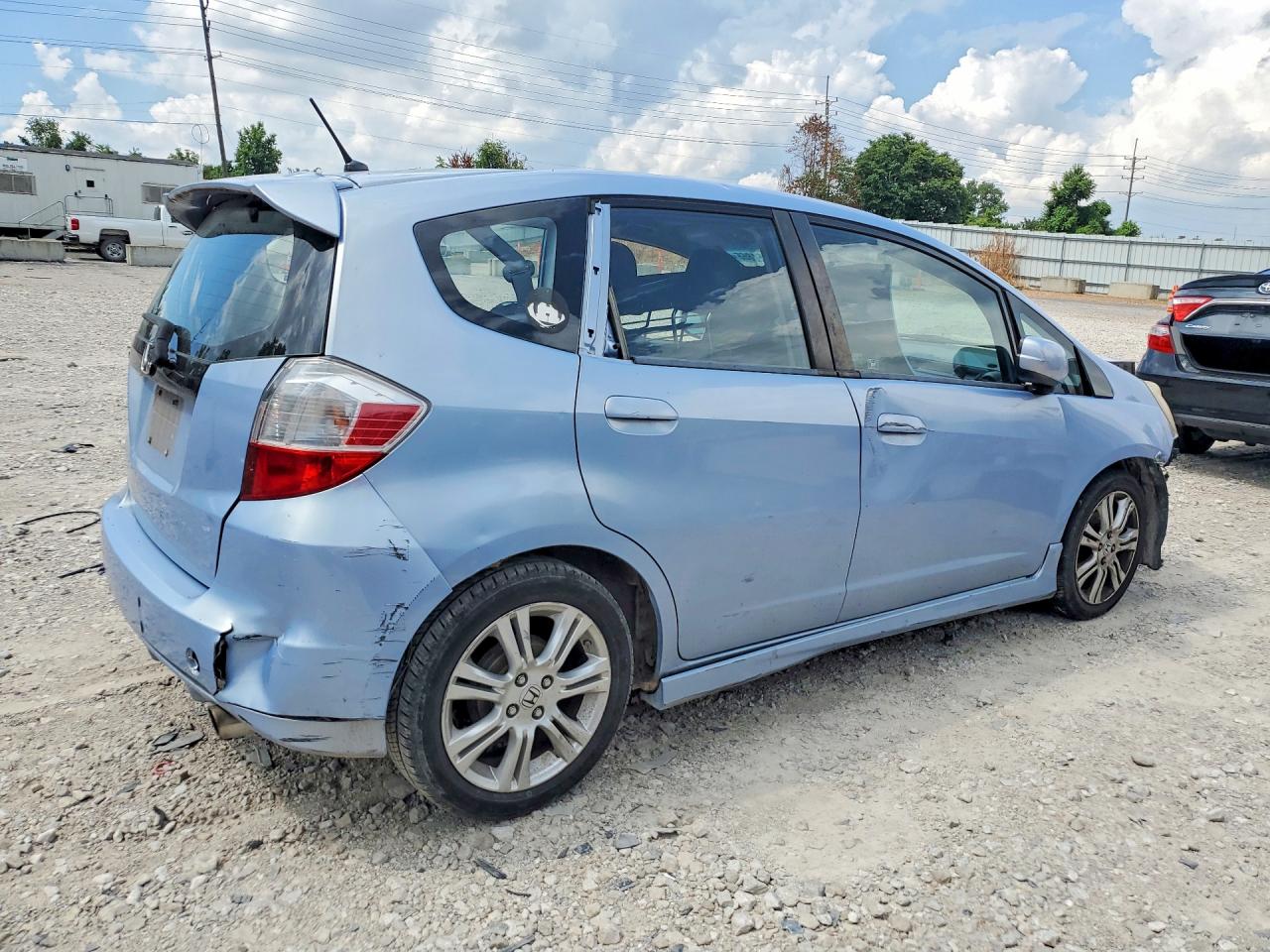 2009 Honda Fit Sport Синий vin: JHMGE88409S017175