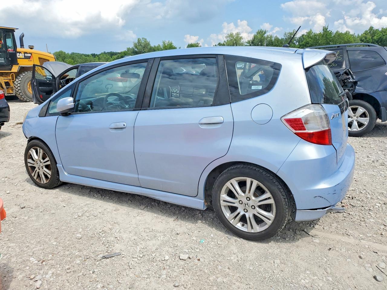 2009 Honda Fit Sport Синий vin: JHMGE88409S017175