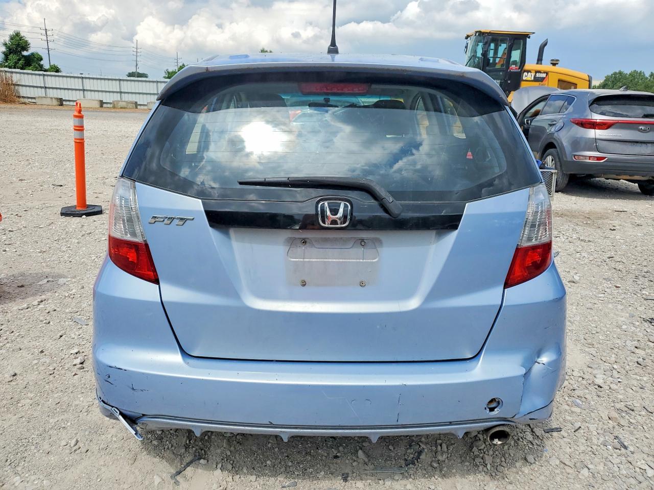2009 Honda Fit Sport Синий vin: JHMGE88409S017175