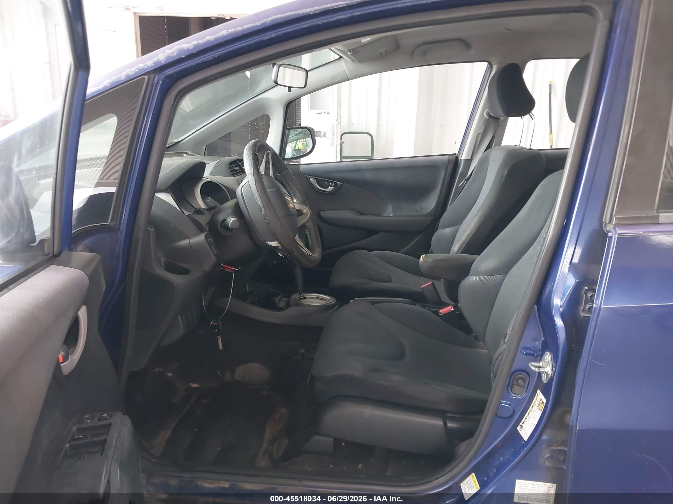 2009 Honda Fit Sport Blue vin: JHMGE88409S018178