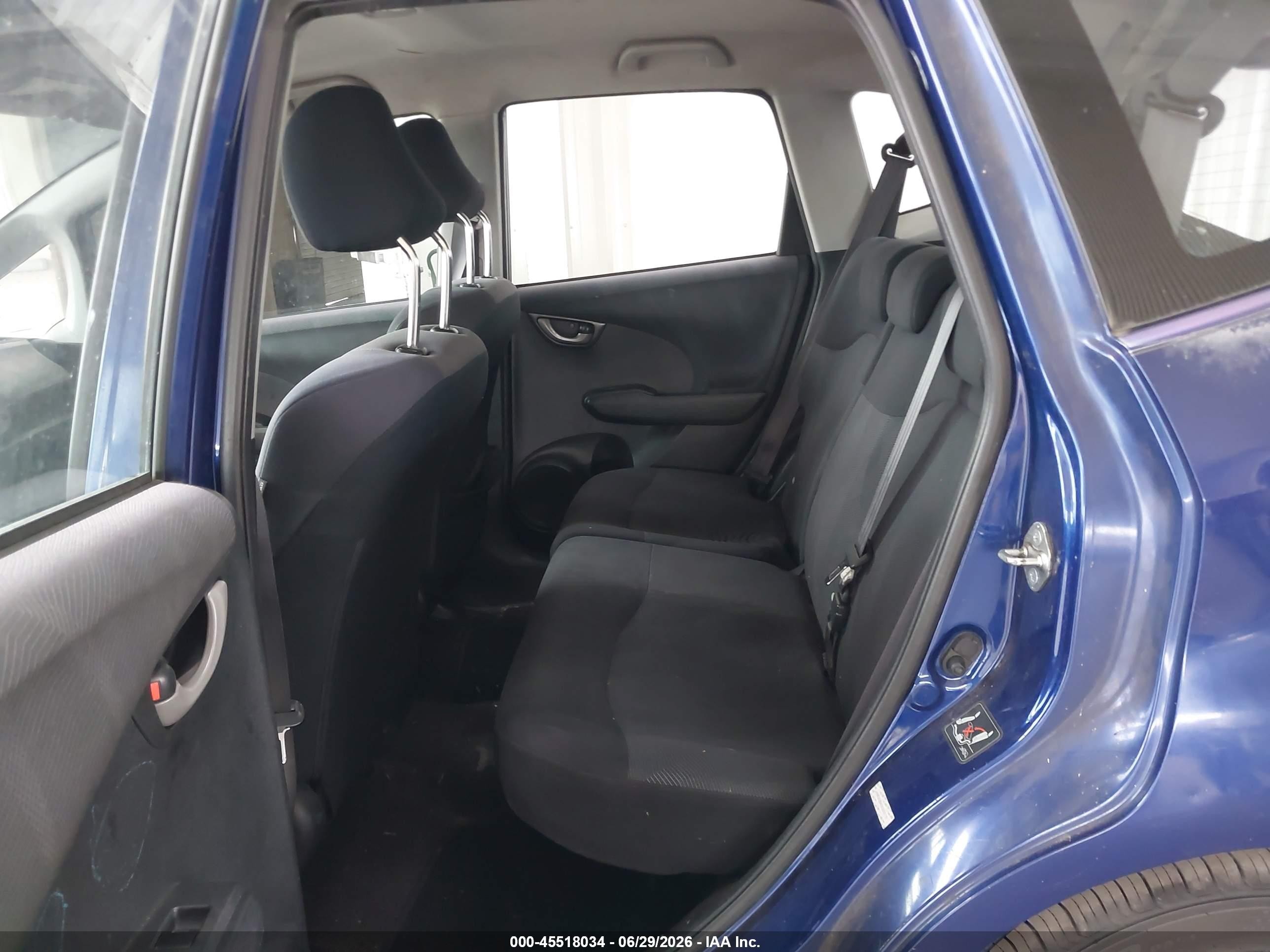 2009 Honda Fit Sport Blue vin: JHMGE88409S018178