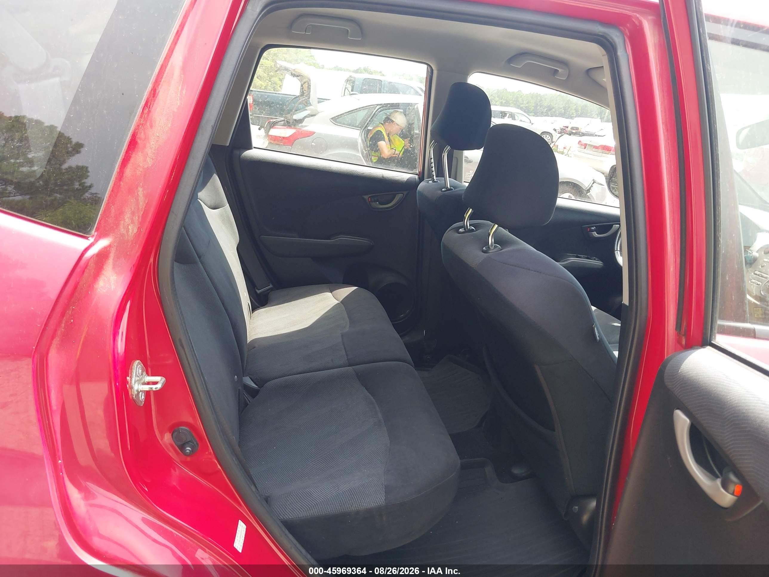 2009 Honda Fit Sport Red vin: JHMGE88409S021050