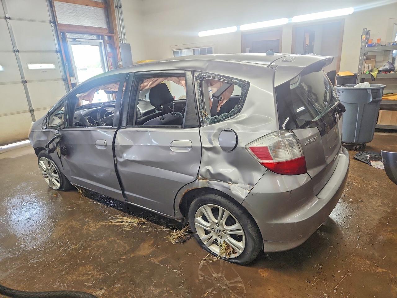 2009 Honda Fit Sport Silver vin: JHMGE88409S029391