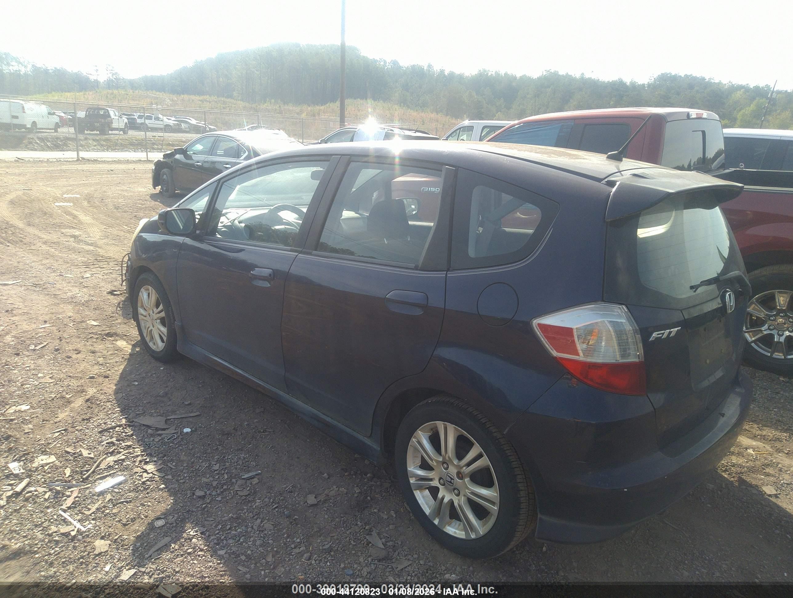 2009 Honda Fit Sport Синий vin: JHMGE88409S029990