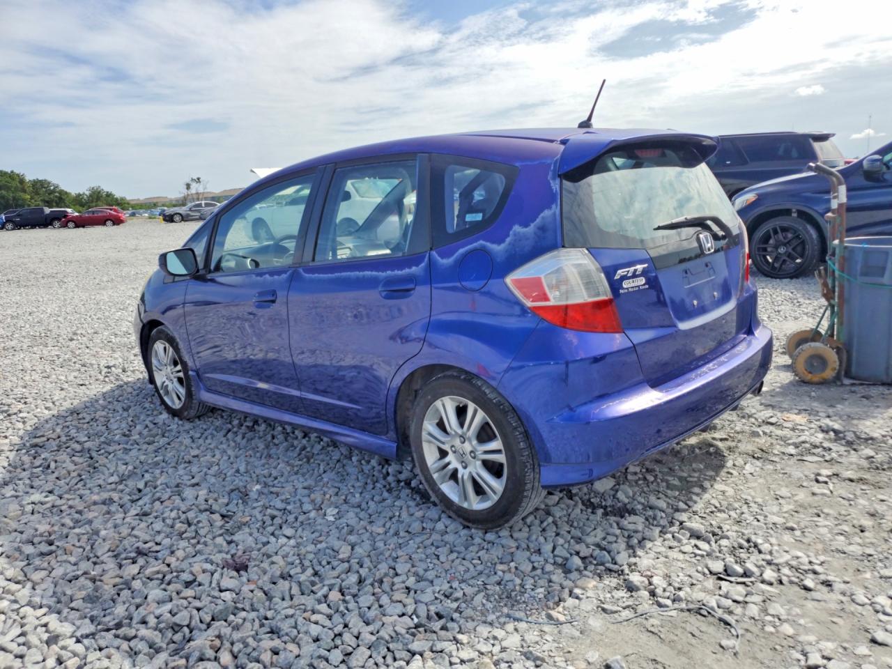 2009 Honda Fit Sport Синий vin: JHMGE88409S039824