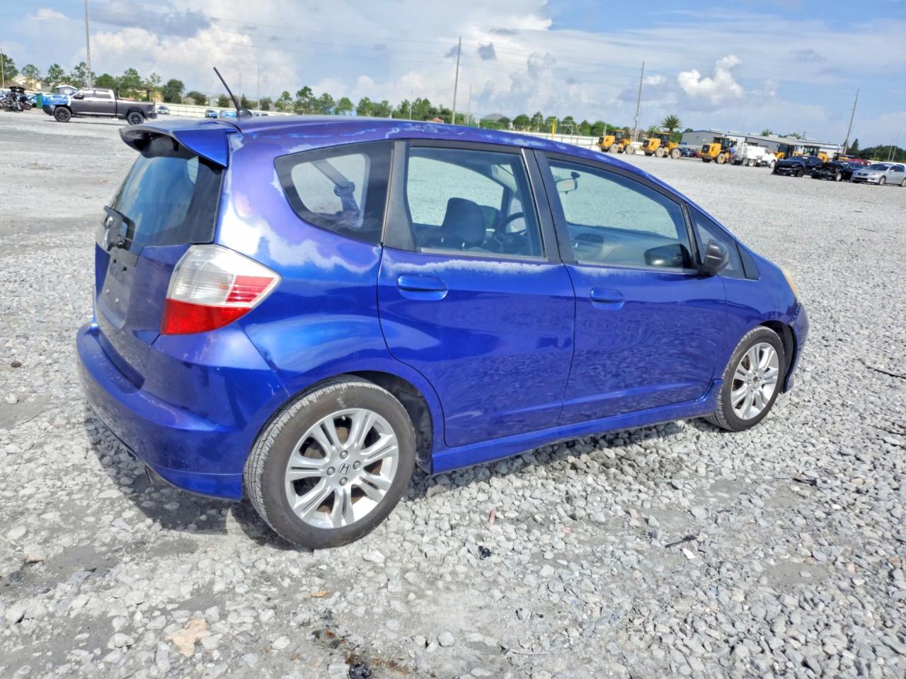 2009 Honda Fit Sport Синий vin: JHMGE88409S039824