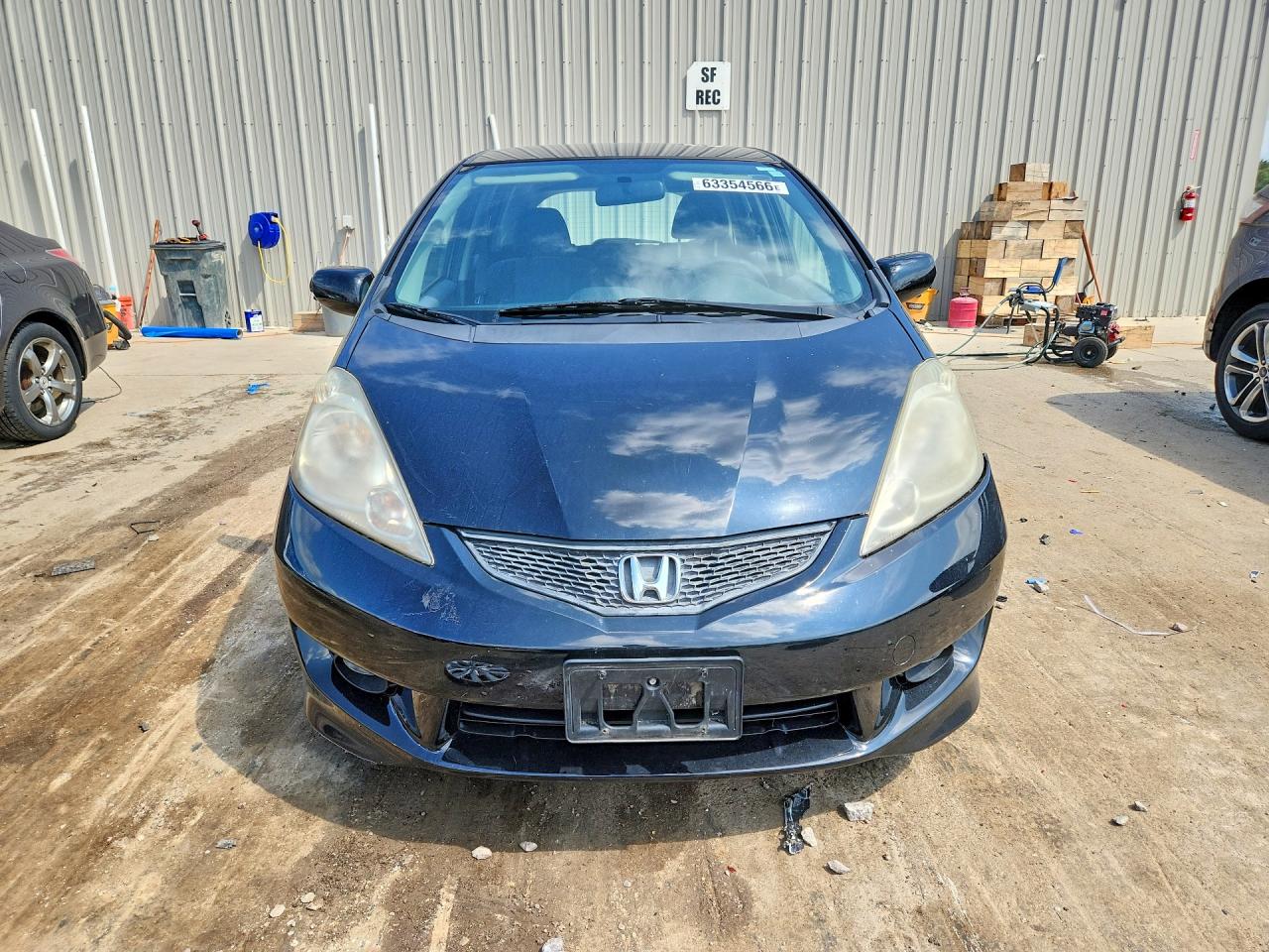 2009 Honda Fit Sport Black vin: JHMGE88409S046000