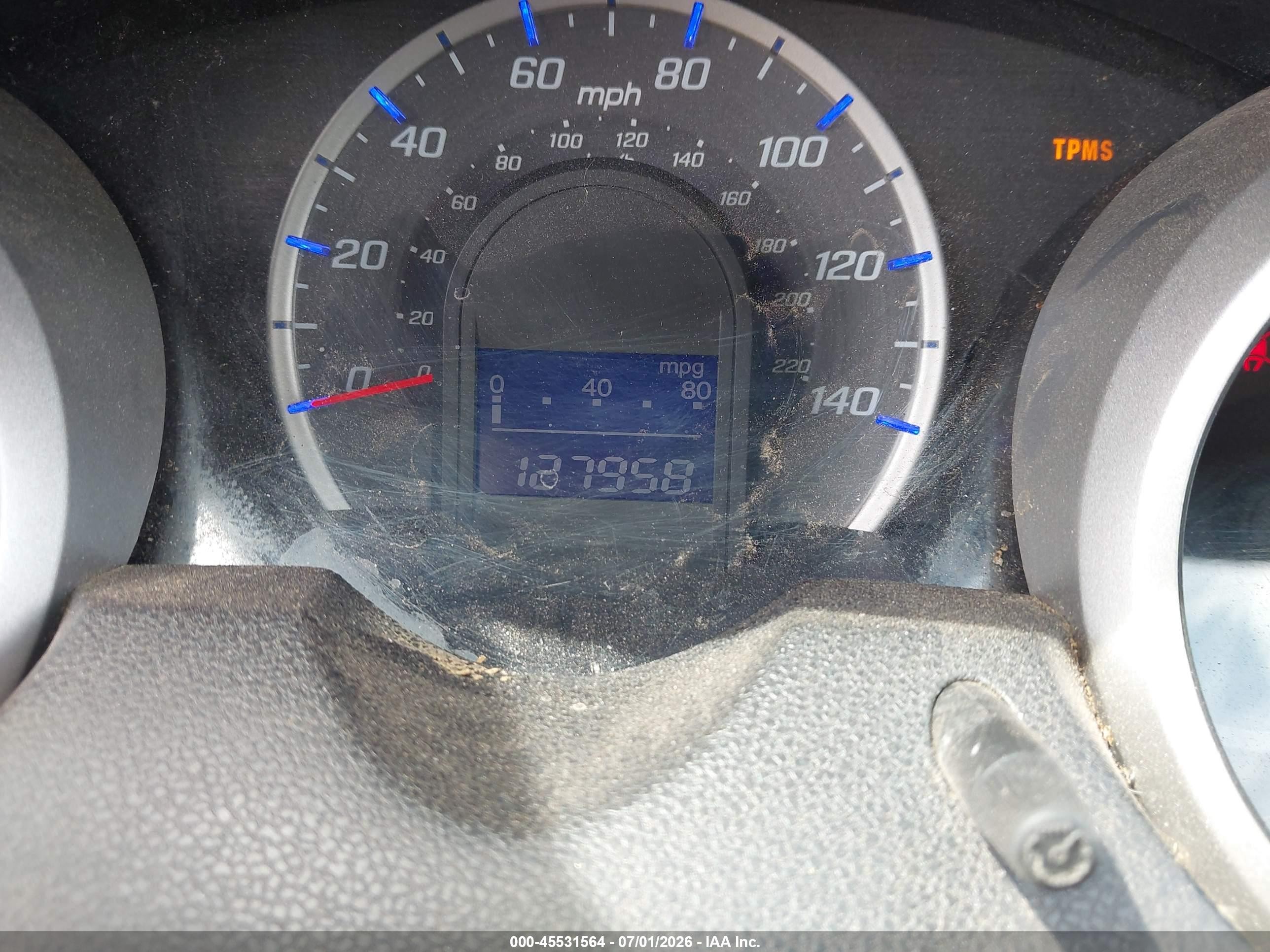 2009 Honda Fit Sport Blue vin: JHMGE88409S051844