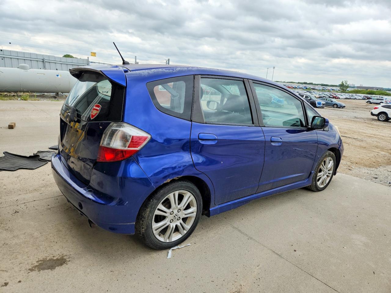 2009 Honda Fit Sport Синий vin: JHMGE88409S053867
