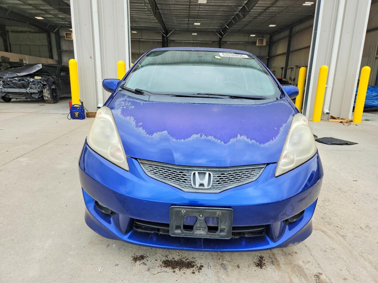 2009 Honda Fit Sport Синий vin: JHMGE88409S053867