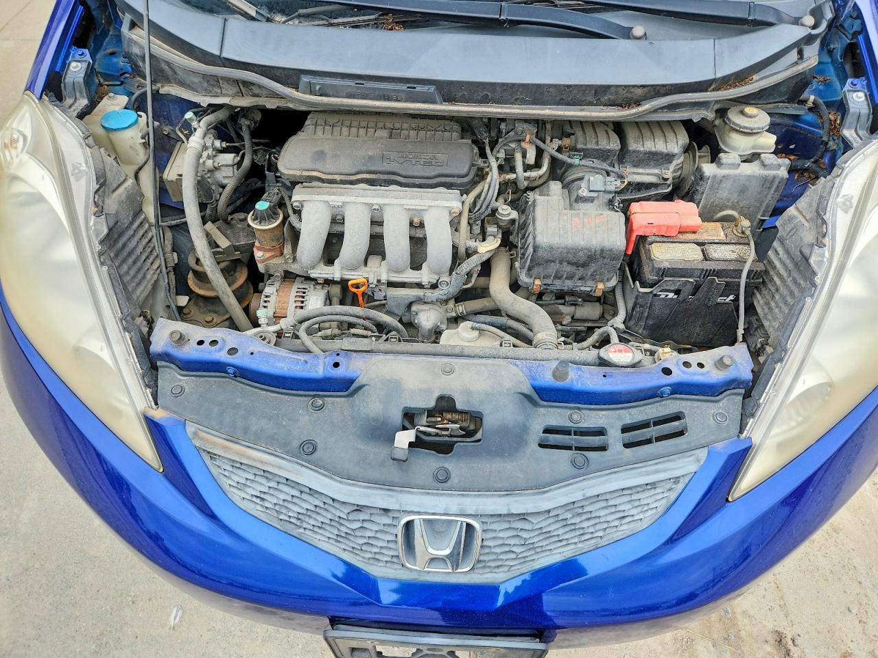 2009 Honda Fit Sport Синий vin: JHMGE88409S053867