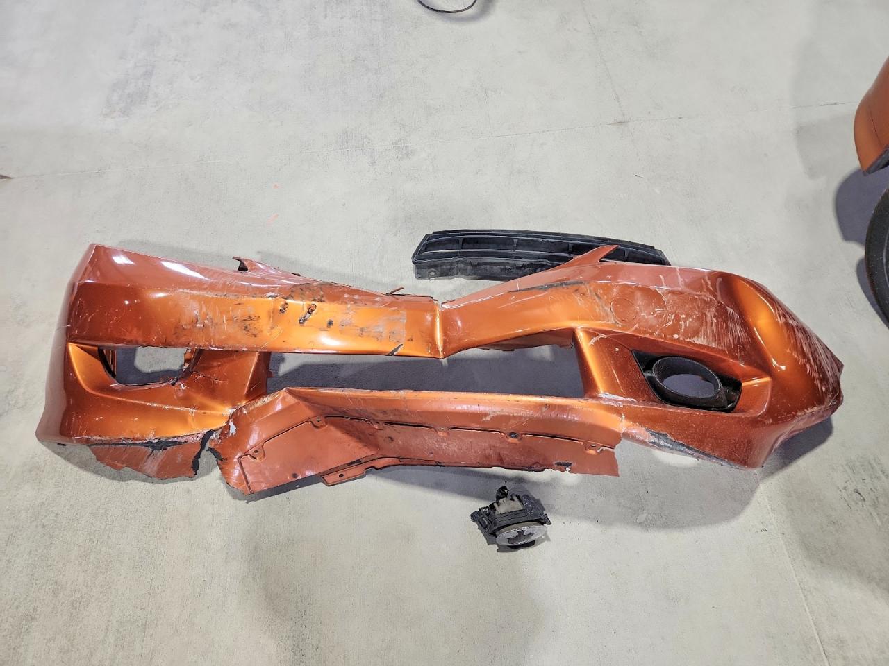 2009 Honda Fit Sport Orange vin: JHMGE88409S066375