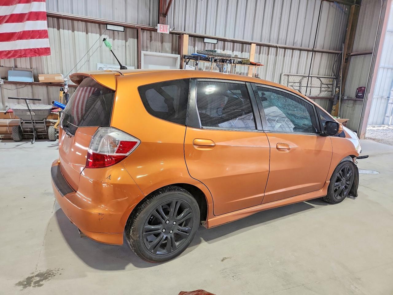 2009 Honda Fit Sport Orange vin: JHMGE88409S066375