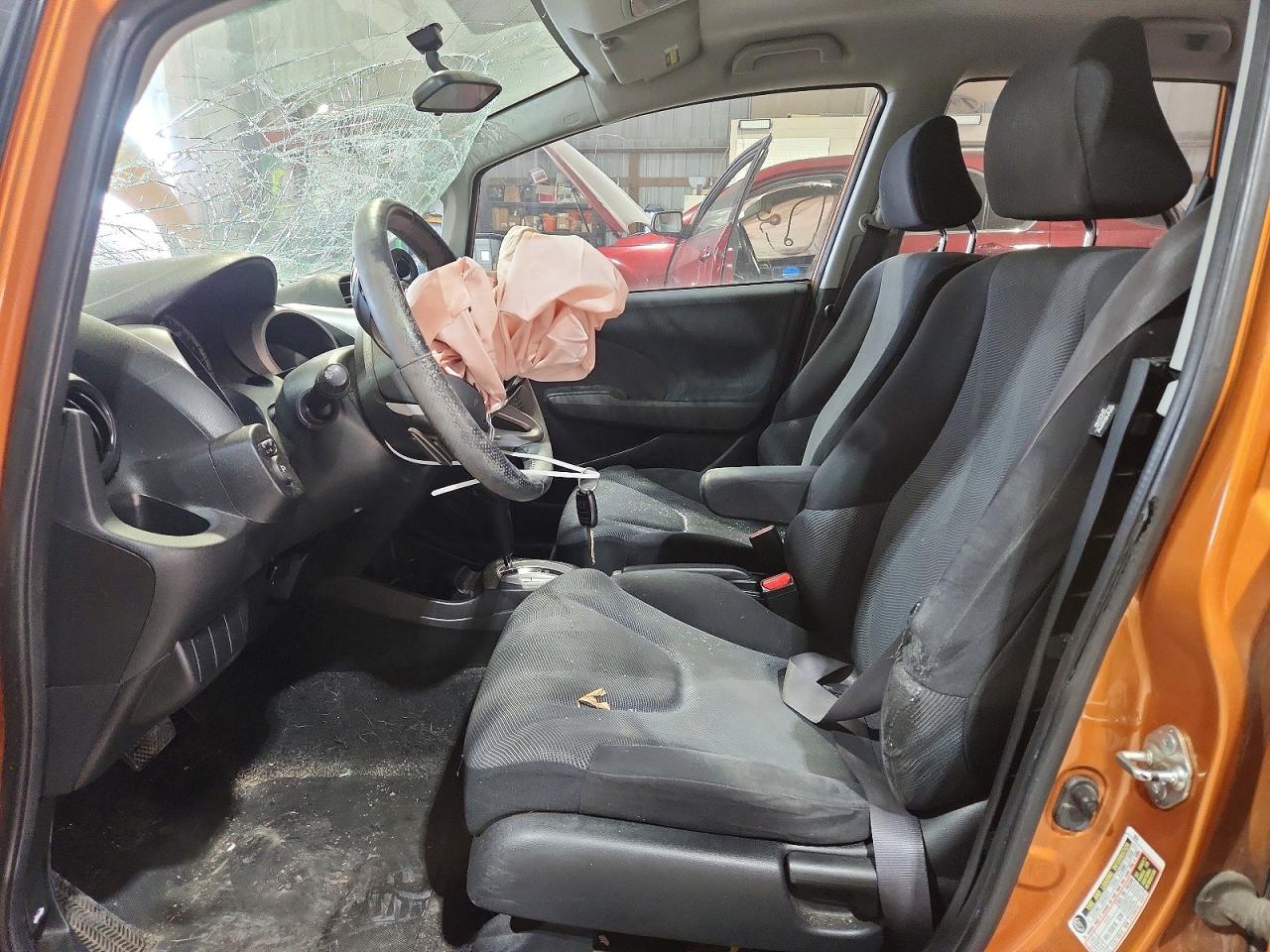 2009 Honda Fit Sport Orange vin: JHMGE88409S066375