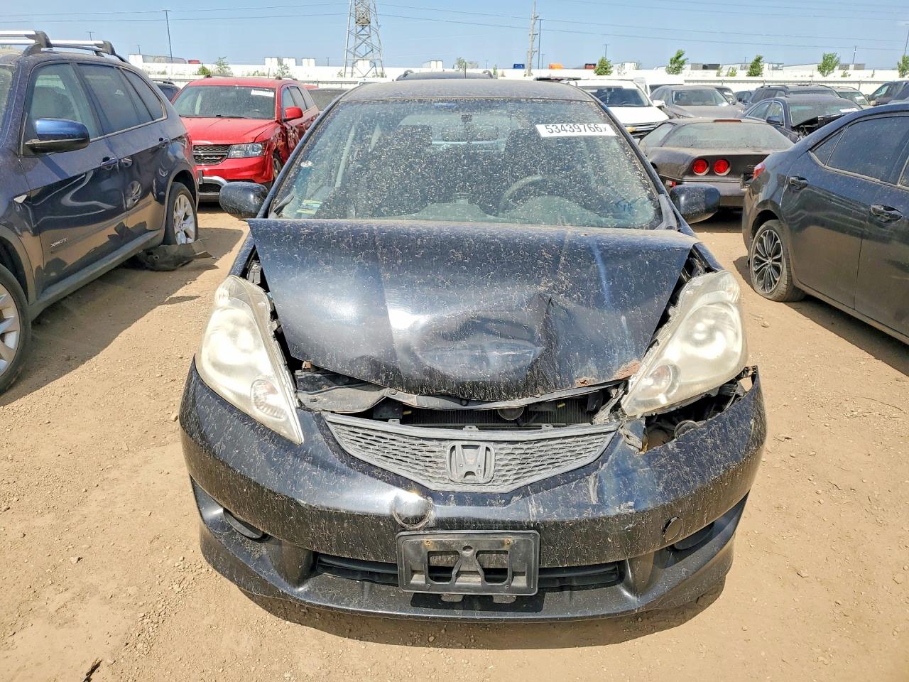 2009 Honda Fit Sport Black vin: JHMGE88409S068787