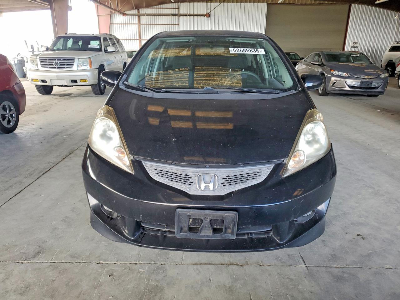2009 Honda Fit Sport Черный vin: JHMGE88419S018741