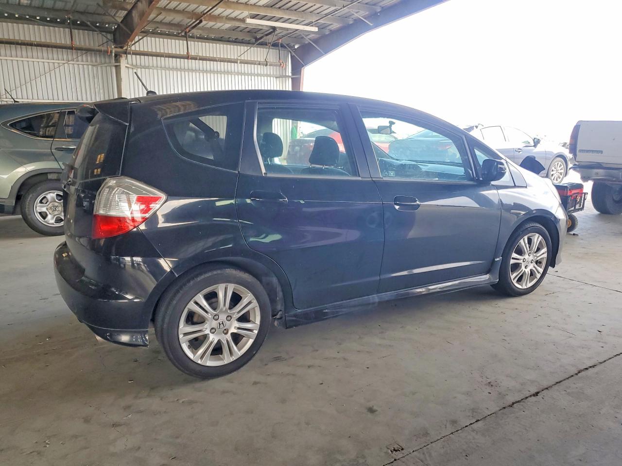 2009 Honda Fit Sport Черный vin: JHMGE88419S018741