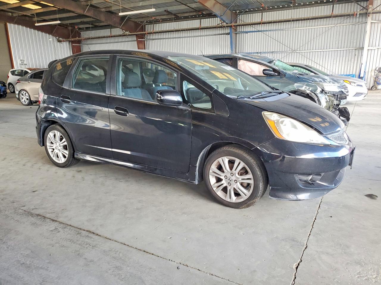 2009 Honda Fit Sport Черный vin: JHMGE88419S018741