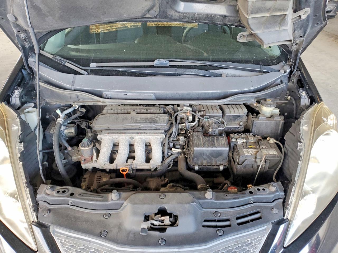 2009 Honda Fit Sport Черный vin: JHMGE88419S018741