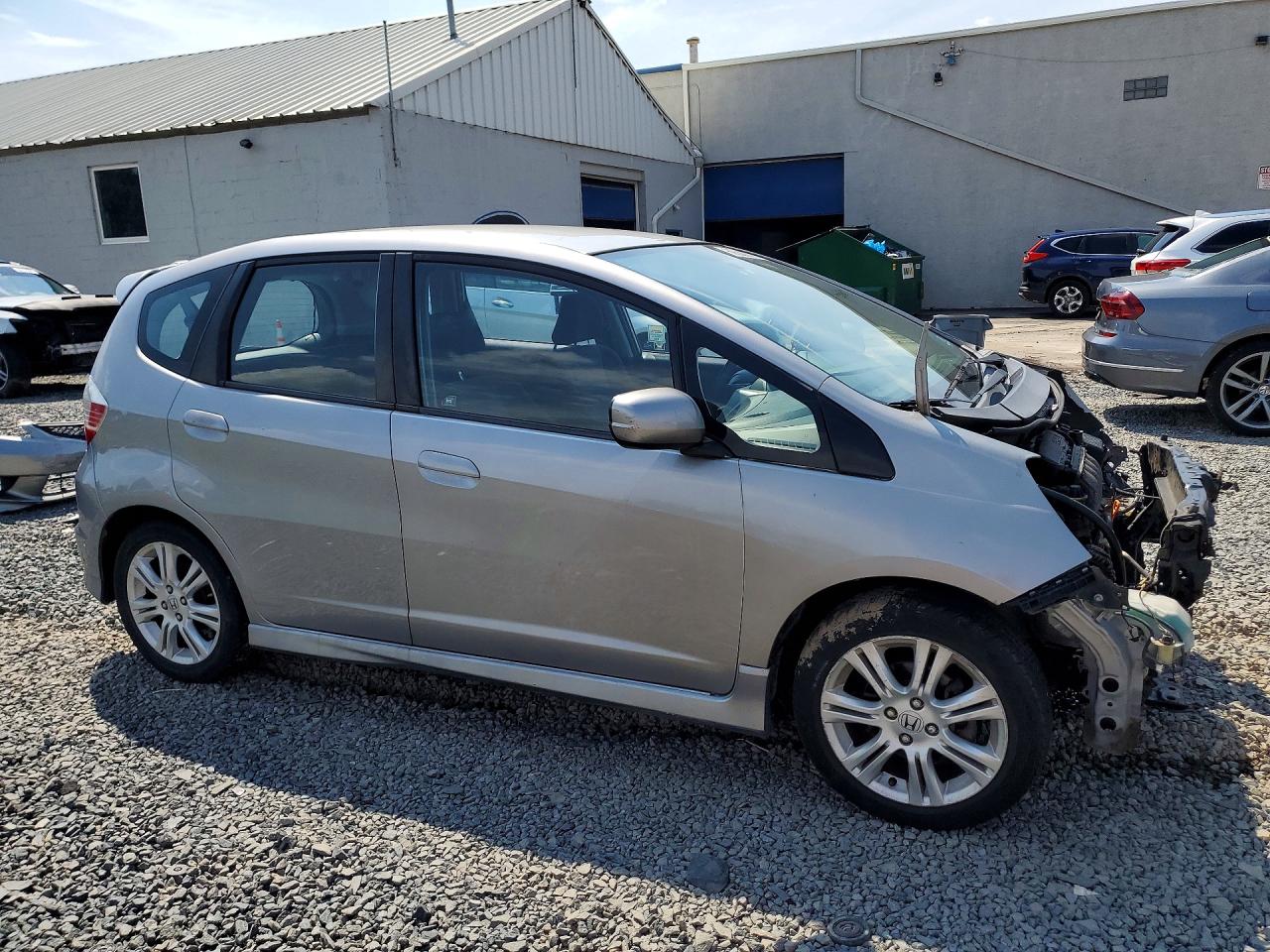 2009 Honda Fit Sport Серый vin: JHMGE88419S029271