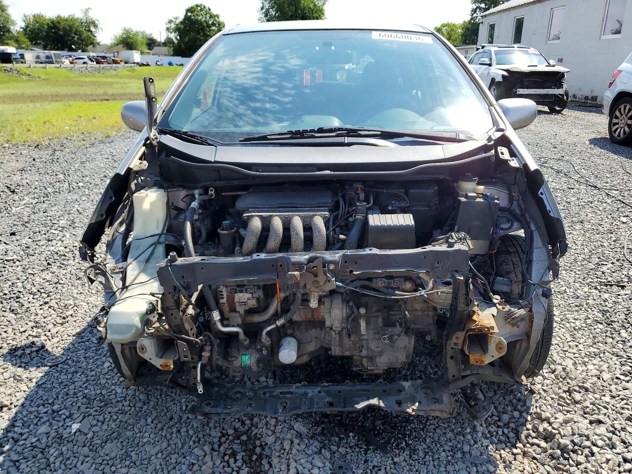2009 Honda Fit Sport Серый vin: JHMGE88419S029271