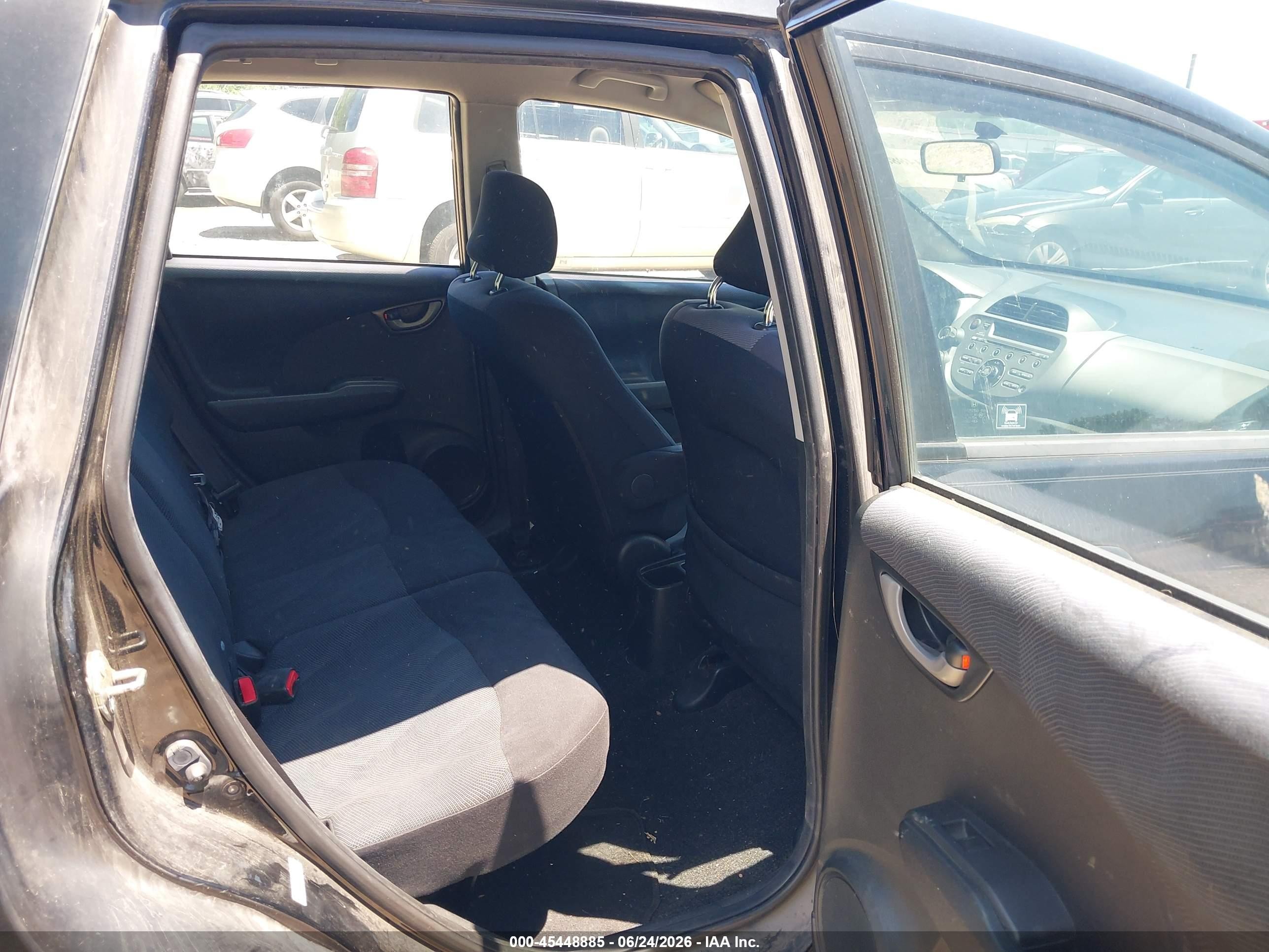 2009 Honda Fit Sport Black vin: JHMGE88419S029867