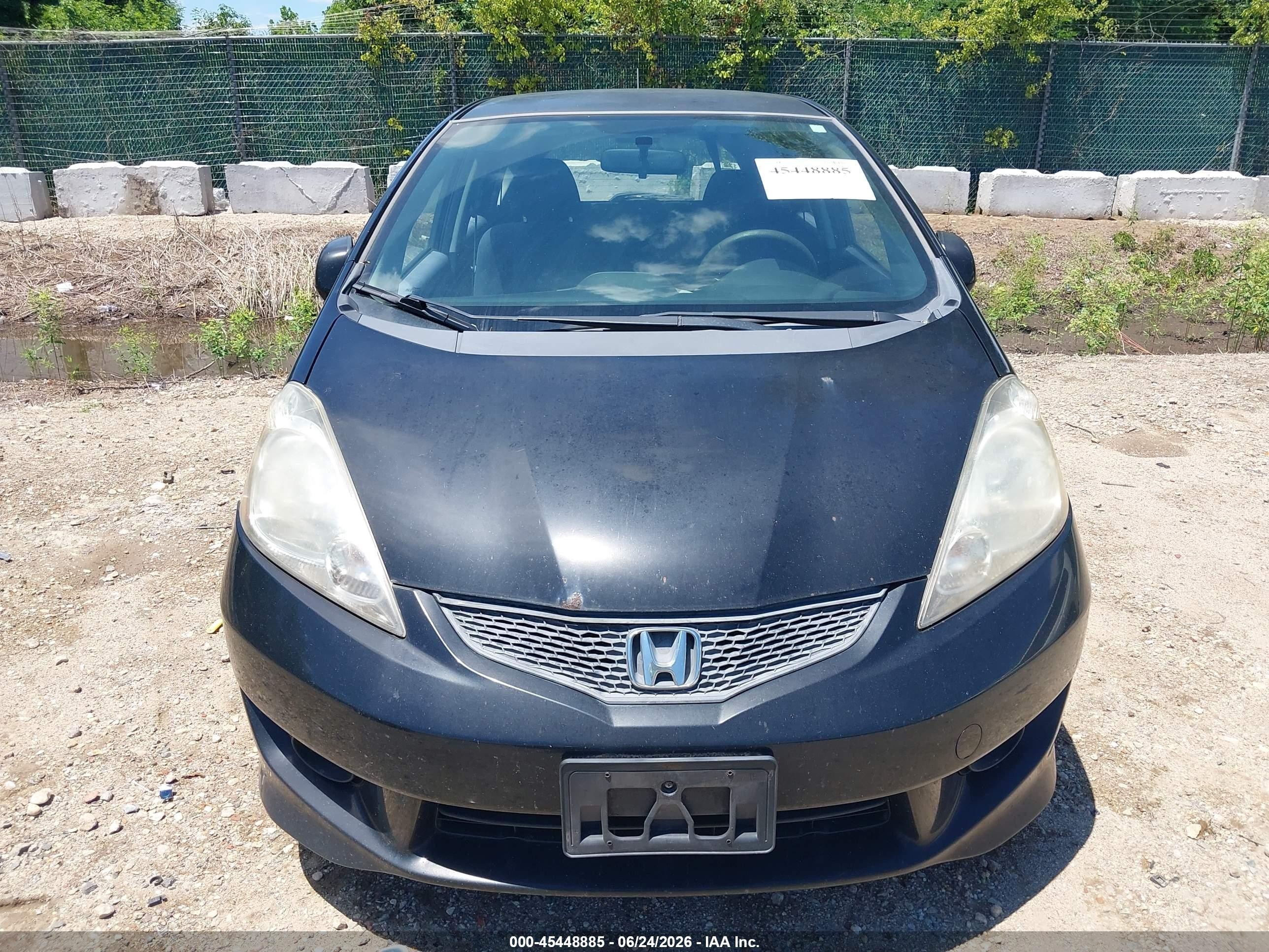 2009 Honda Fit Sport Black vin: JHMGE88419S029867