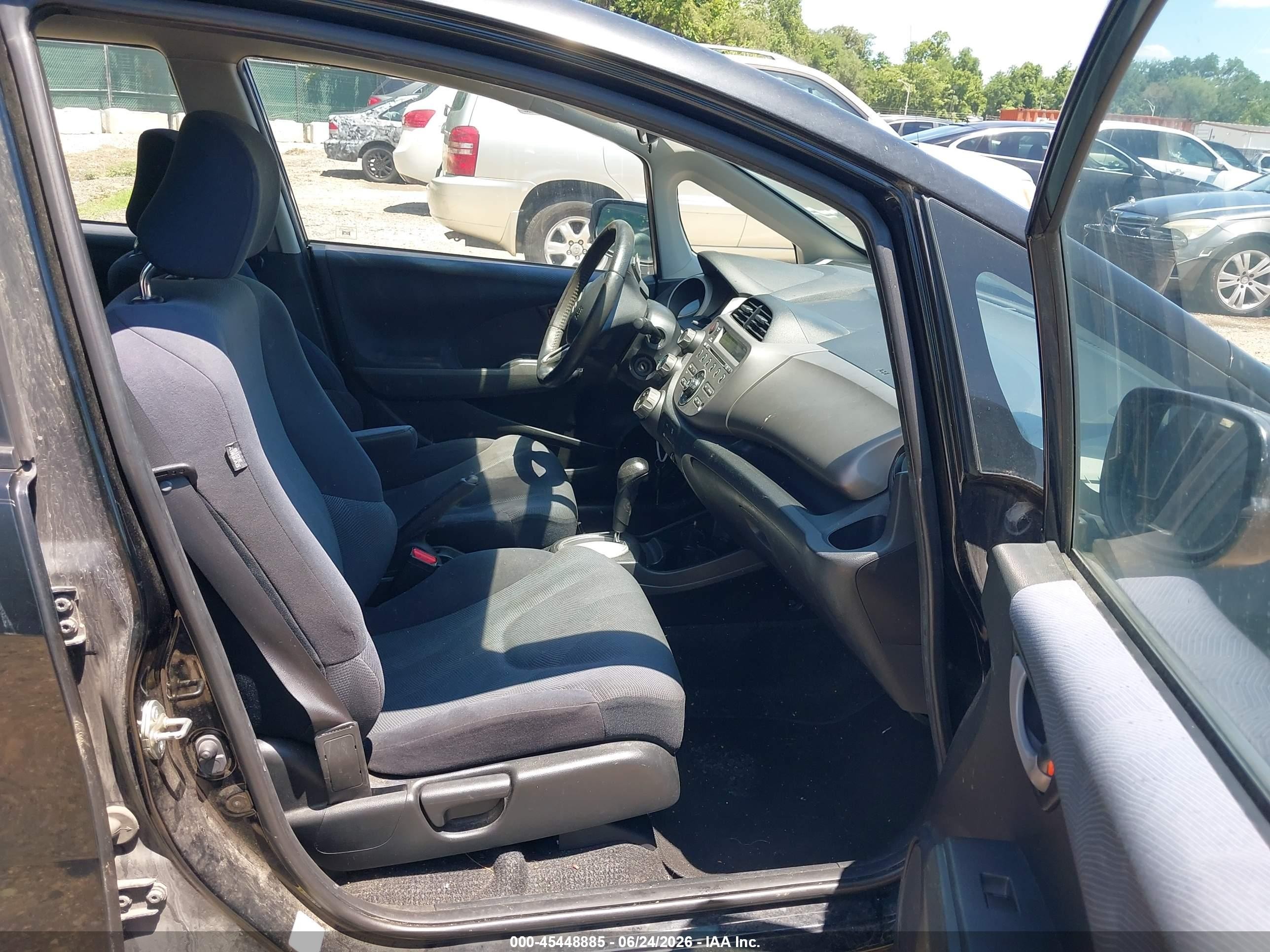 2009 Honda Fit Sport Black vin: JHMGE88419S029867