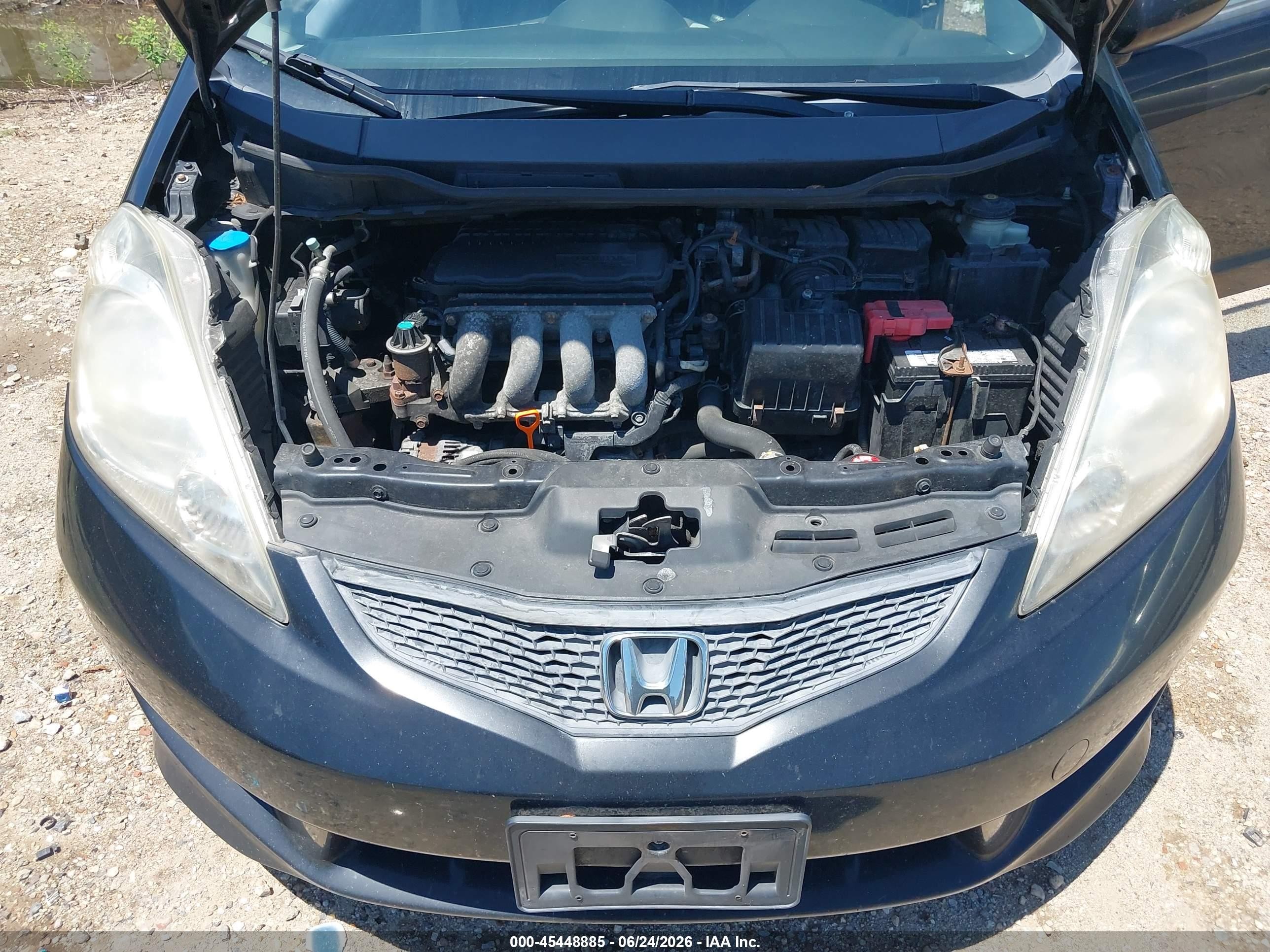 2009 Honda Fit Sport Black vin: JHMGE88419S029867