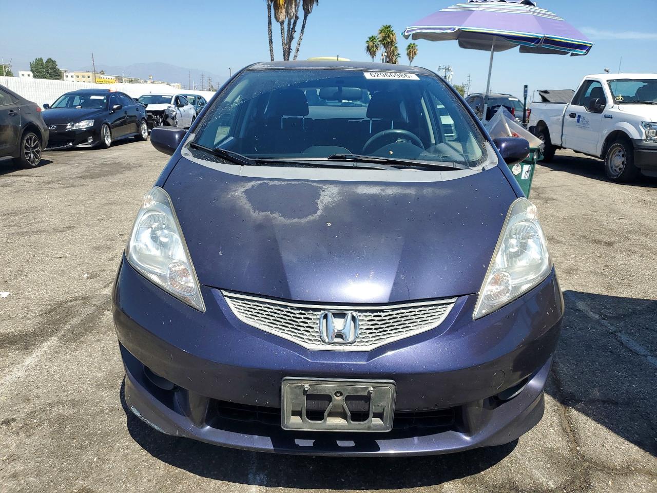 2009 Honda Fit Sport Blue vin: JHMGE88419S033286
