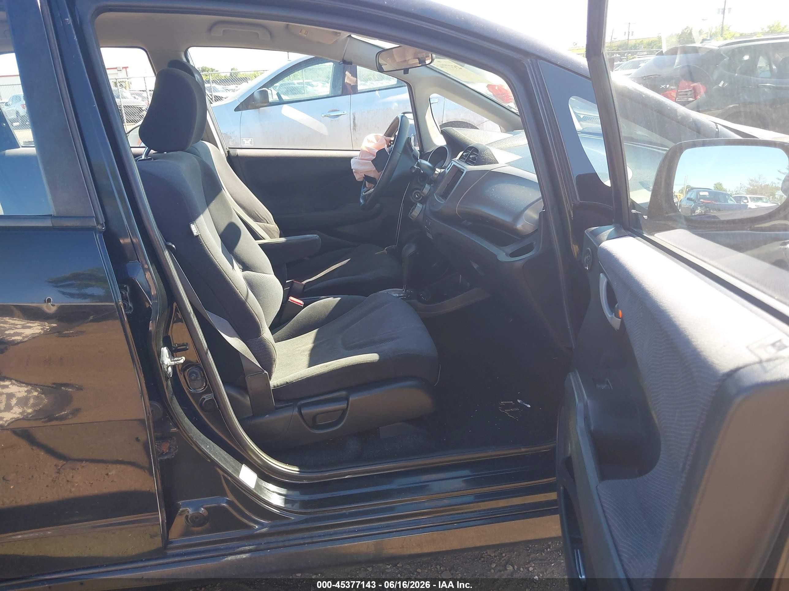 2009 Honda Fit Sport Black vin: JHMGE88419S048158