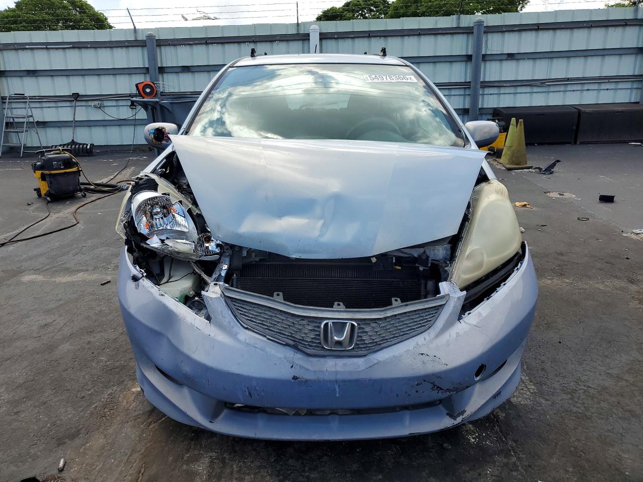 2009 Honda Fit Sport Blue vin: JHMGE88419S060004