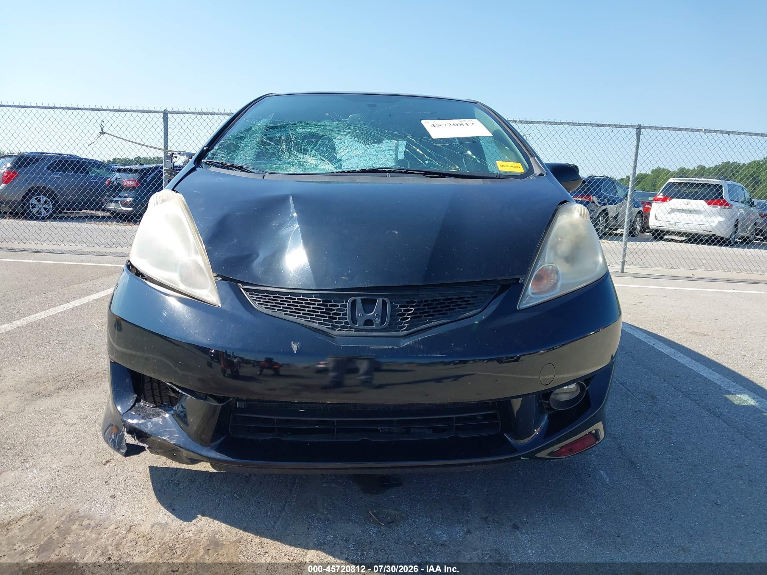 2009 Honda Fit Sport Черный vin: JHMGE88419S068779