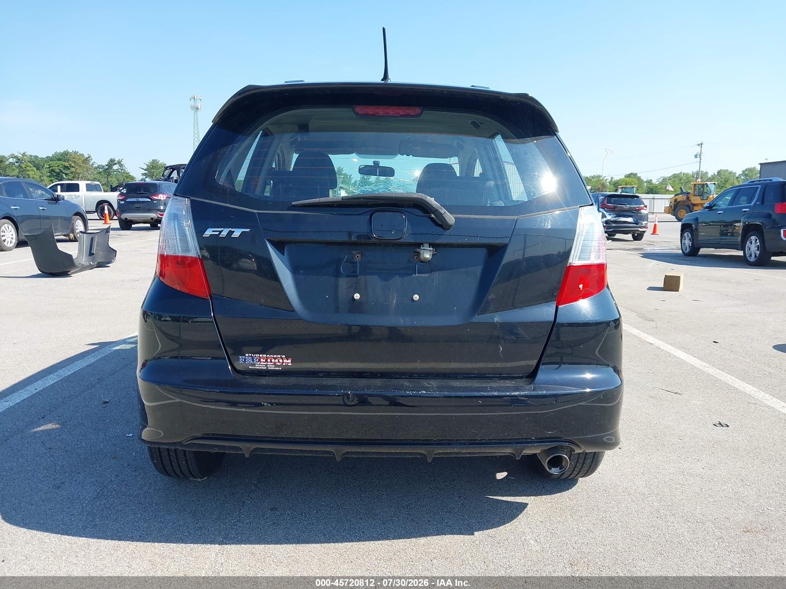 2009 Honda Fit Sport Черный vin: JHMGE88419S068779