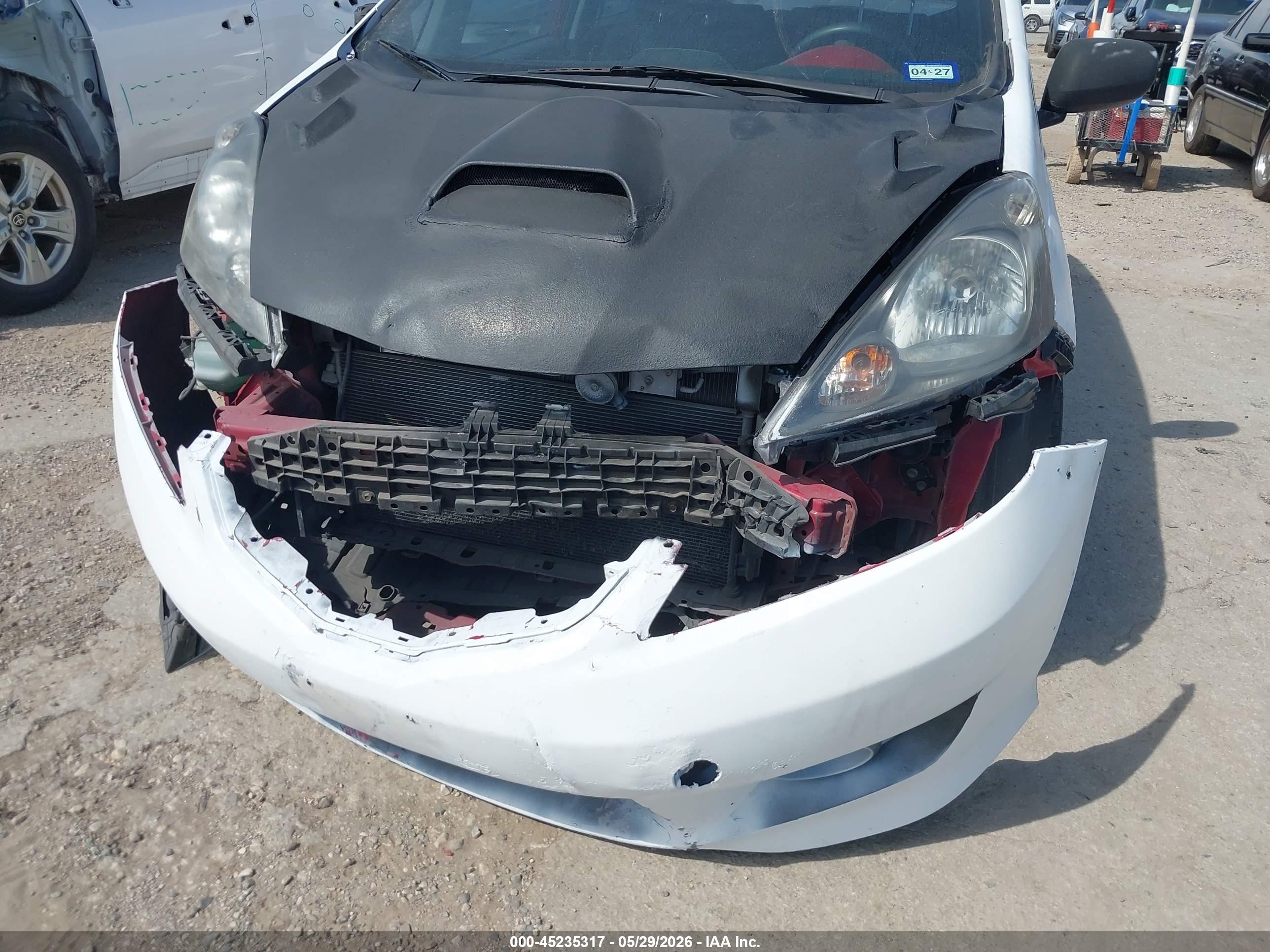 2009 Honda Fit Sport White vin: JHMGE88419S069401