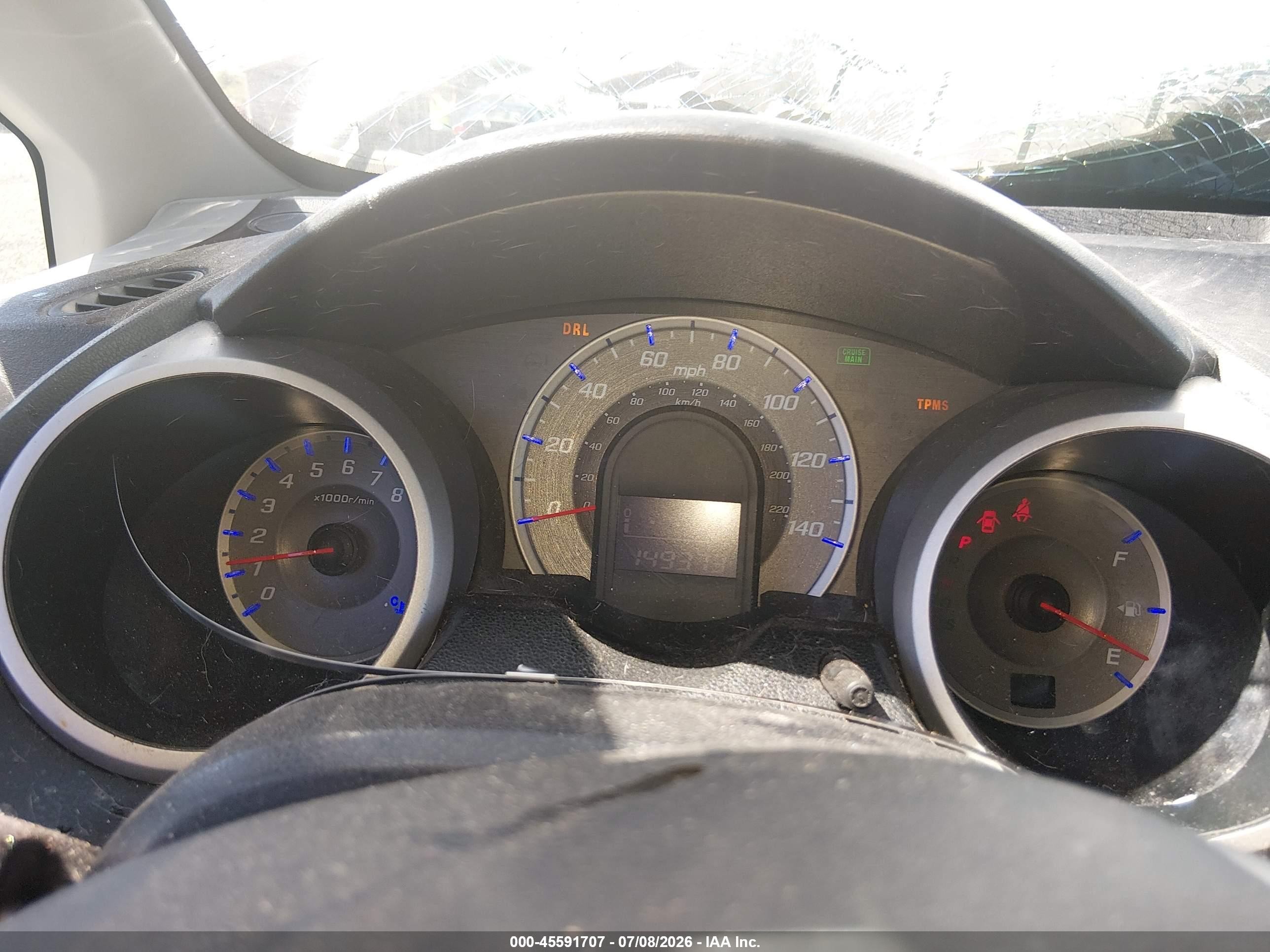 2009 Honda Fit Sport Gray vin: JHMGE88429C004034