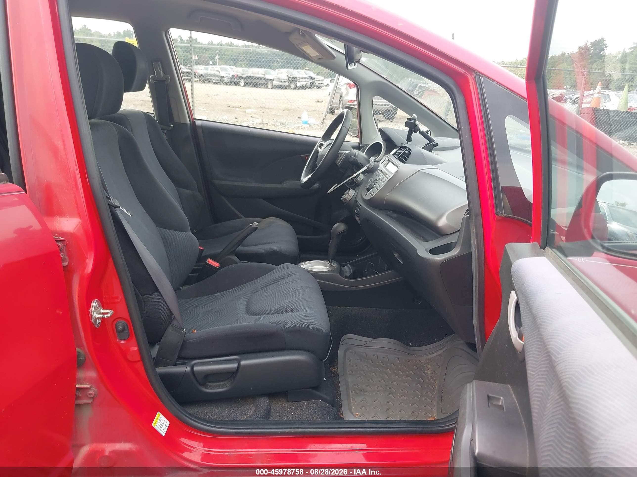 2009 Honda Fit Sport Красный vin: JHMGE88429S002676