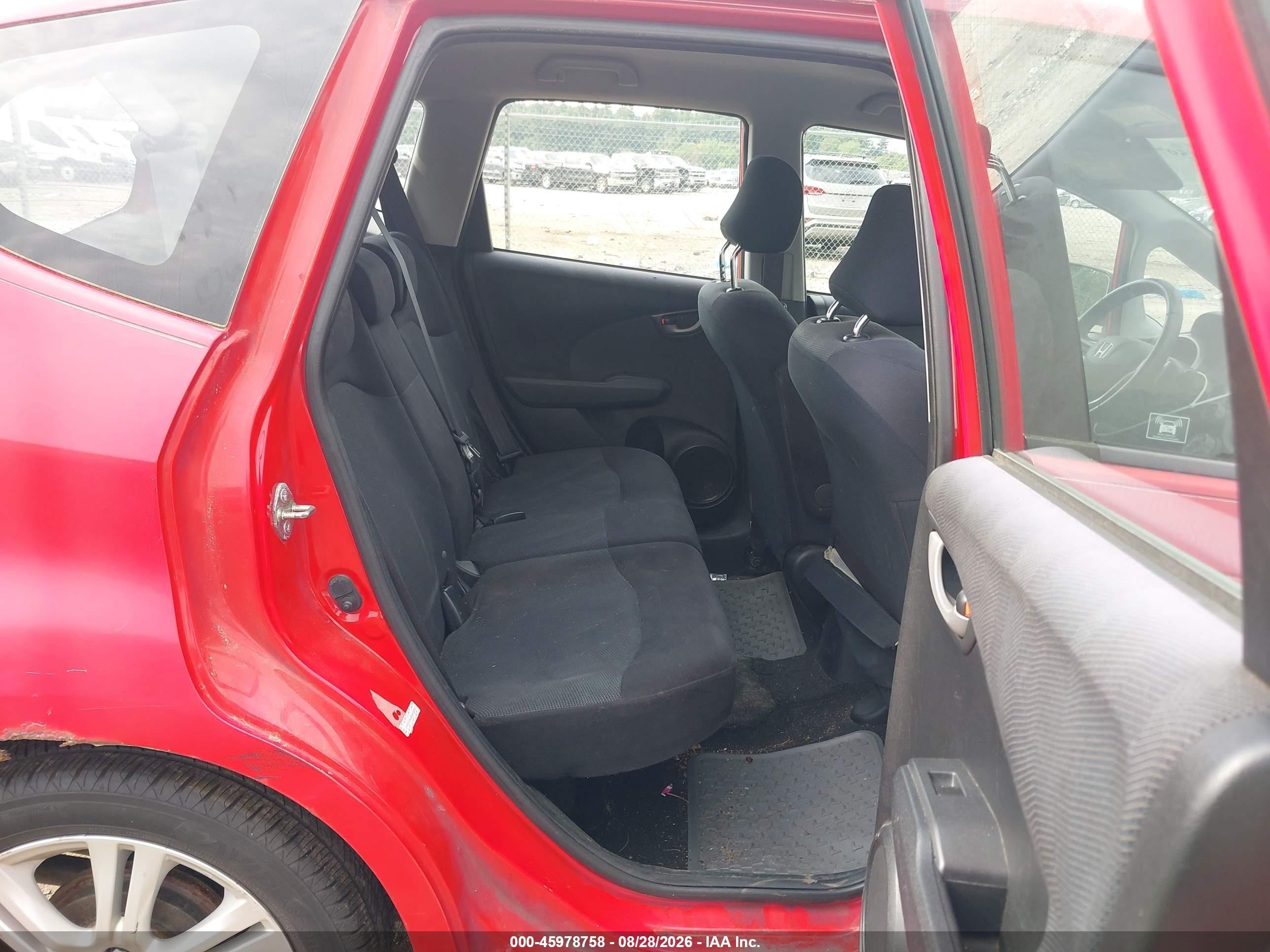 2009 Honda Fit Sport Красный vin: JHMGE88429S002676