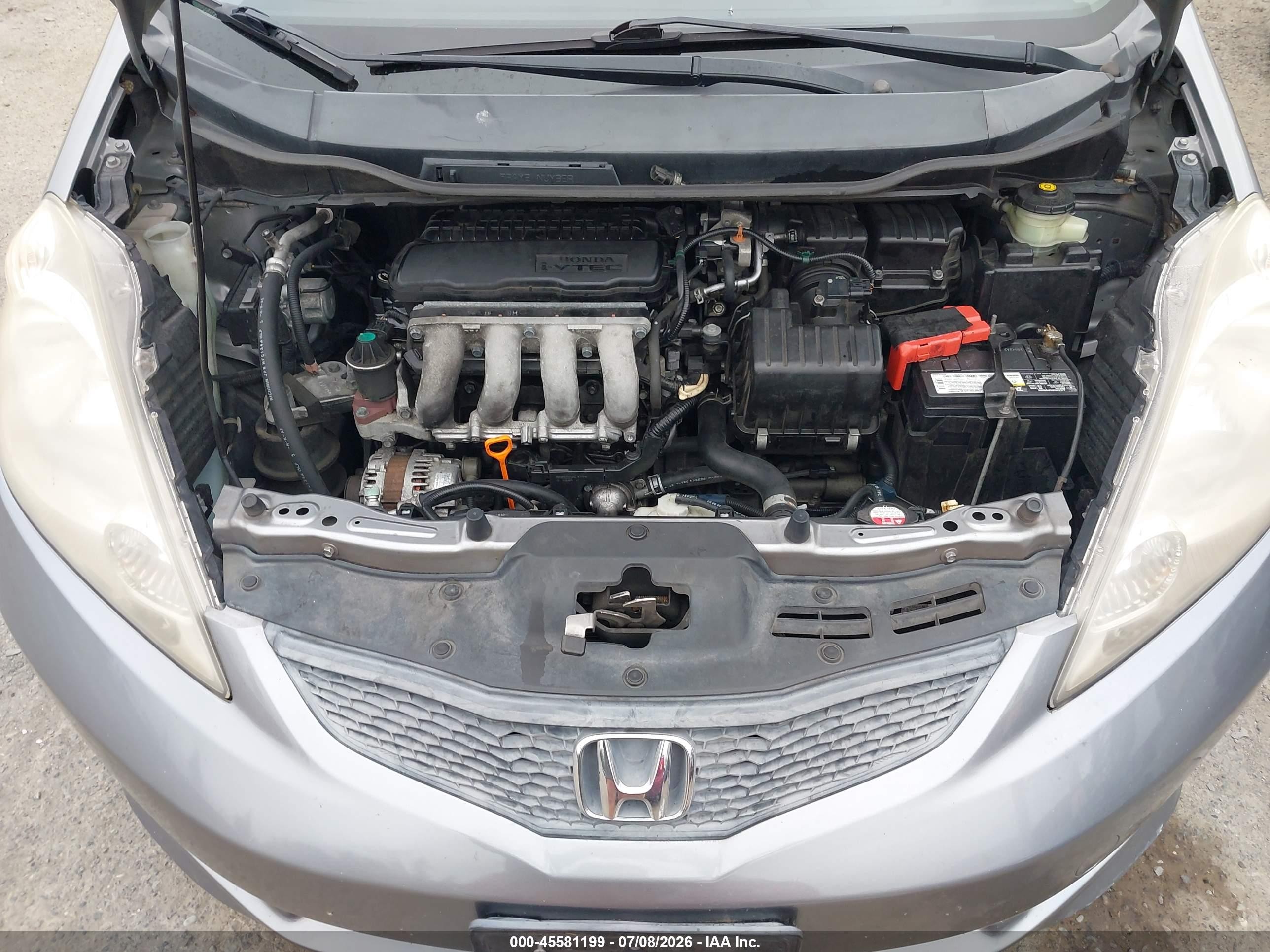 2009 Honda Fit Sport Gray vin: JHMGE88429S005626