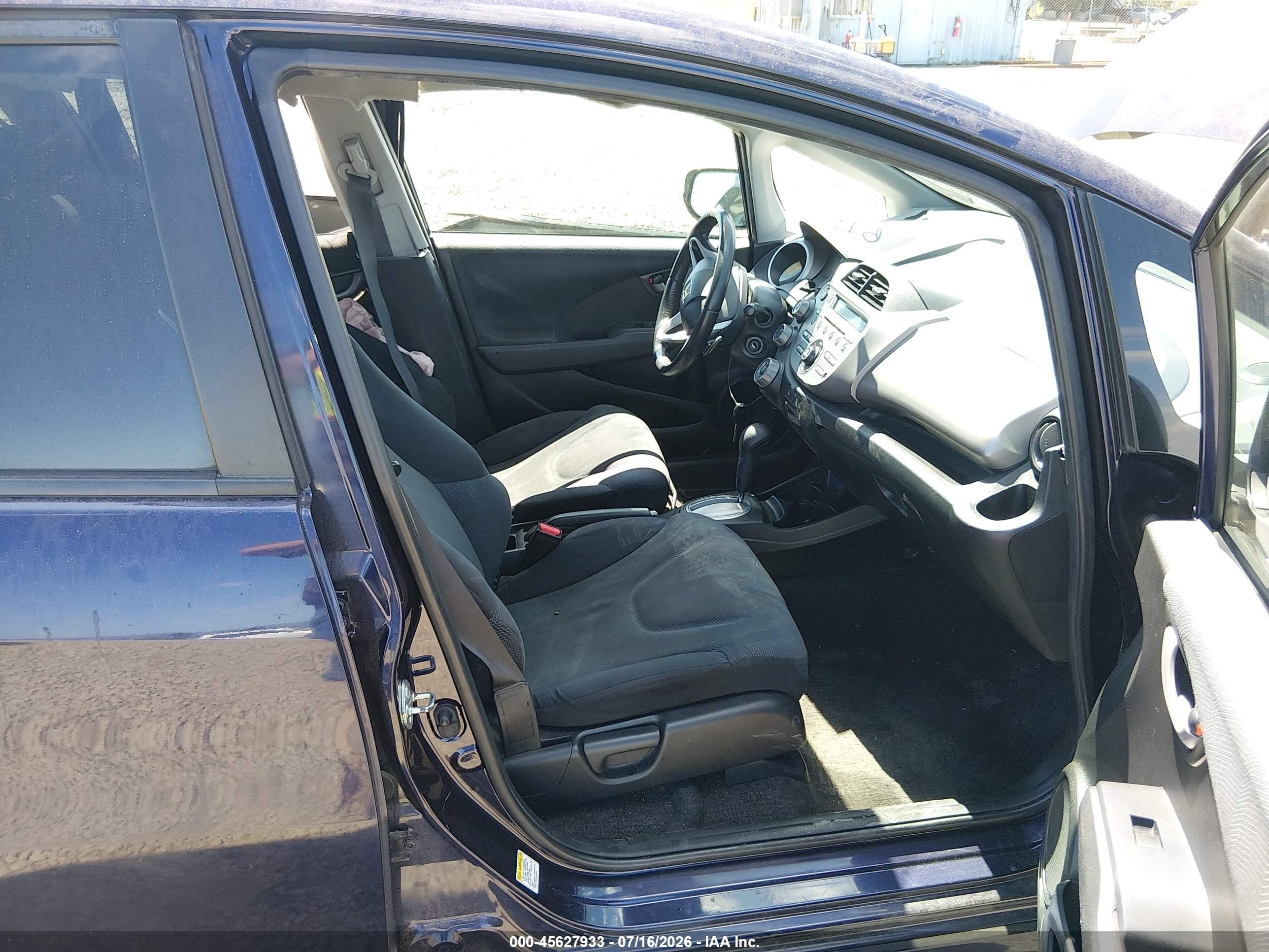 2009 Honda Fit Sport Blue vin: JHMGE88429S011233