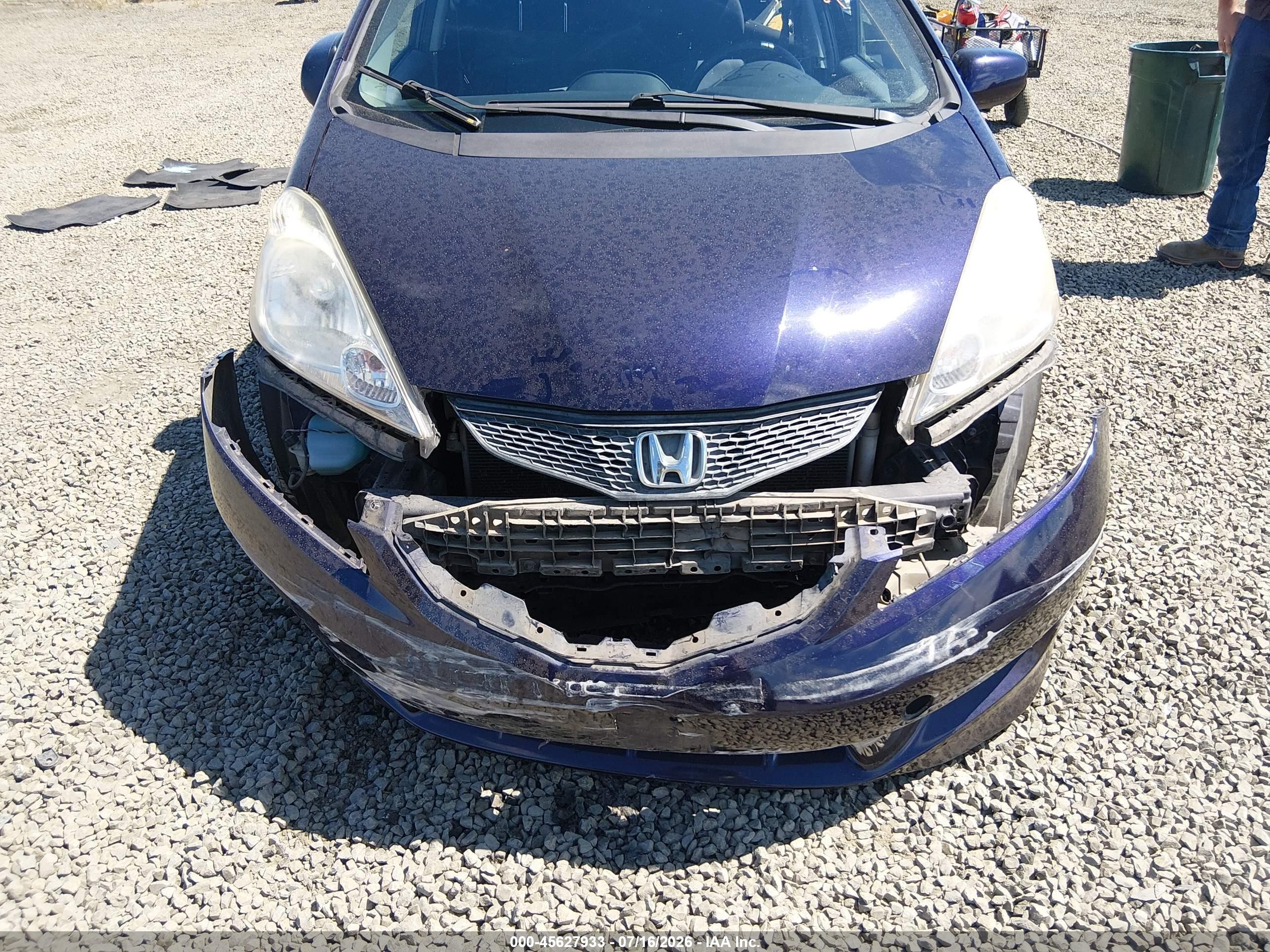 2009 Honda Fit Sport Blue vin: JHMGE88429S011233